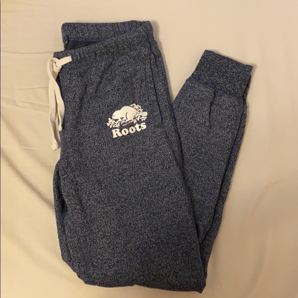 Roots salt and pepper jogger slim cuff sweatpants